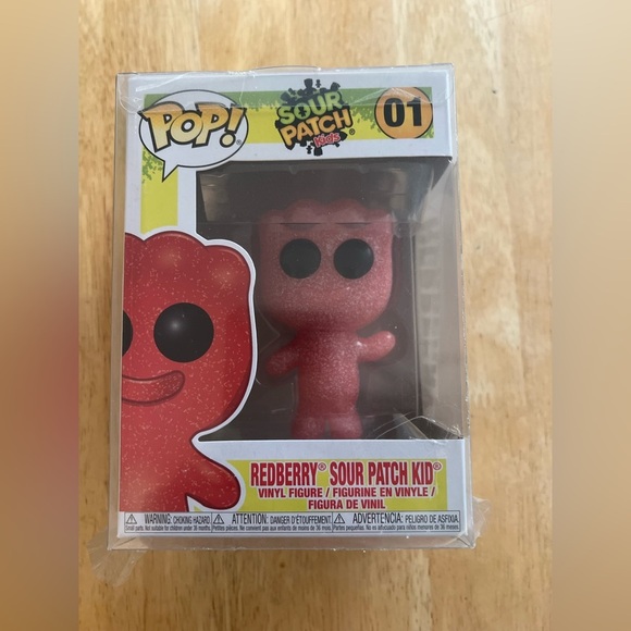 Funko Pop REDBERRY SOUR PATCH KID,Vinyl Figure,#01,New in Box,NWT - Picture 1 of 4